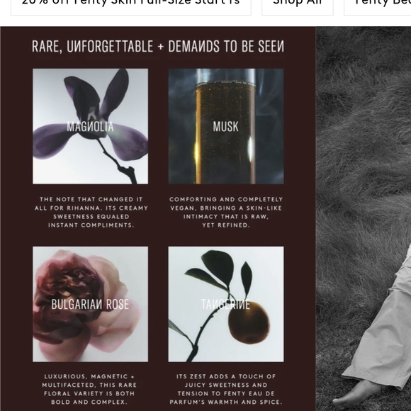 Fenty Beauty Amber Perfume Bottle - Picture 2 of 3